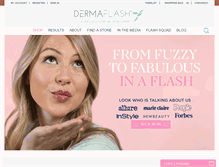 Tablet Screenshot of dermaflash.info